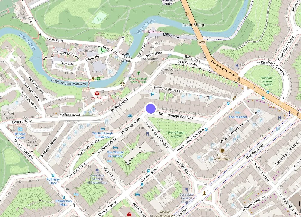 Map: The Bonham